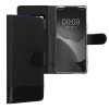 Θήκη Kwmobile για Motorola ThinkPhone, Μαύρη, Υφασμάτινη/Σιλικόνη, KWM000022VX001C