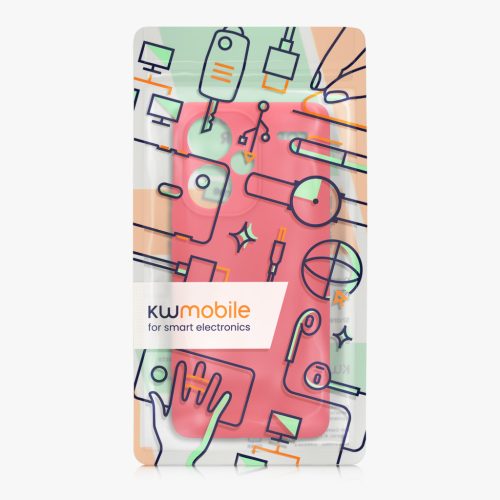 Θήκη Kwmobile για Xiaomi Redmi Note 13 Pro Plus 5G, Ροζ, Σιλικόνη, KWM000020OF006C