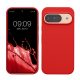 Θήκη Kwmobile για Google Pixel 9/Pixel 9 Pro, Κόκκινη, Σιλικόνη, KWM000020PI034C