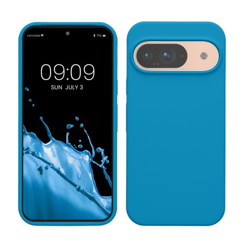 Θήκη Kwmobile για Google Pixel 9/Pixel 9 Pro, Μπλε, Σιλικόνη, KWM000020PI035C