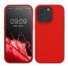 Θήκη Kwmobile για Apple iPhone 15 Pro, Κόκκινη, Σιλικόνη, KWM000020CC048C