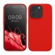 Θήκη Kwmobile για Apple iPhone 15 Pro, Κόκκινη, Σιλικόνη, KWM000020CC048C