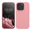 Θήκη Kwmobile για Apple iPhone 15 Pro, ανοιχτό ροζ, σιλικόνη, KWM000020CC052C