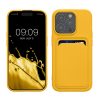 Θήκη Kwmobile για Apple iPhone 15 Pro, Κίτρινη, Σιλικόνη, KWM000020EO014C