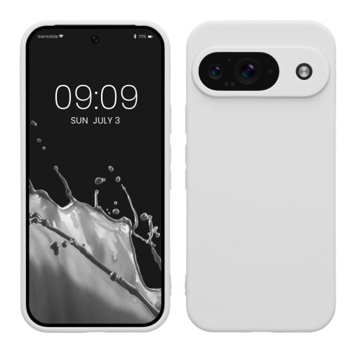 Θήκη Kwmobile για Google Pixel 9, Λευκή, Σιλικόνη, KWM000020PG023C