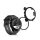 Σετ 2 θηκών για Garmin Forerunner 255/Forerunner 255 Music, Kwmobile, Black/Transparent, Plastic, 59311.01