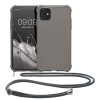 Θήκη Kwmobile για Apple iPhone 11, Silicone, Grey, 53838.43