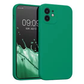   Θήκη Kwmobile για Apple iPhone 12/iPhone 12 Pro, Silicone, Green, 59351.142