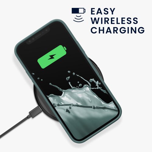 Θήκη Kwmobile για Apple iPhone 12 Pro, Silicone, Green, 59352.207