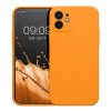 Θήκη Kwmobile για Apple iPhone 12/iPhone 12 Pro, Silicone, Orange, 59351.150