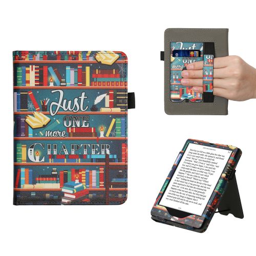 Θήκη kwmobile για Amazon Kindle Paperwhite 11, Οικολογικό δέρμα, Πολύχρωμο, 57210.02
