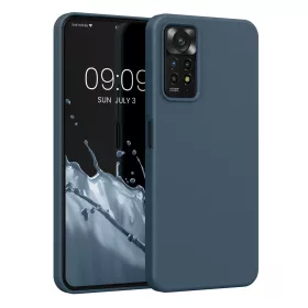   Θήκη Kwmobile για Xiaomi Redmi Note 11 Pro/Redmi Note 11 Pro 5G, Silicone, Blue, 57373.202