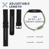 Σετ 2 ιμάντων για Huami Amazfit GTS 3/Amazfit GTS 2/Amazfit GTS, Kwmobile, Μαύρο/Πράσινο, Σιλικόνη, 52696.13