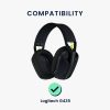 Σετ 2 μαξιλαριών αυτιών για ακουστικά Logitech G435, Kwmobile, Μπλε, Οικολογικό δέρμα, 59422.23