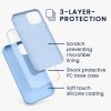 Θήκη Kwmobile για Apple iPhone 13, Silicone, Blue, 55878.161