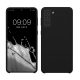 Θήκη kwmobile για Samsung Galaxy S21 Plus, Silicone, Black, 54066.01