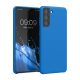 Θήκη Kwmobile για Samsung Galaxy S21, Silicone, Blue, 54056.228