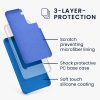 Θήκη Kwmobile για Samsung Galaxy S21, Silicone, Blue, 54056.228