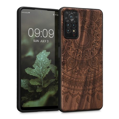 Θήκη kwmobile για Xiaomi Redmi Note 11 Pro/Redmi Note 11 Pro 5G/Redmi Note 12 Pro, Ξύλο, Καφέ, 57381.07