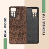 Θήκη kwmobile για Xiaomi Redmi Note 11 Pro/Redmi Note 11 Pro 5G/Redmi Note 12 Pro, Ξύλο, Καφέ, 57381.07