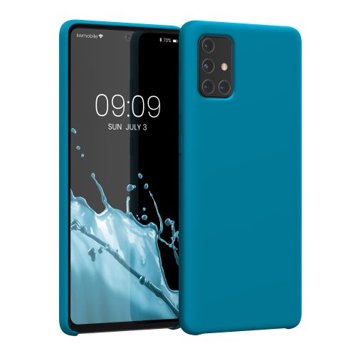 Κάλυμμα kwmobile για Samsung Galaxy A71, Silicone, Blue, 51209.228