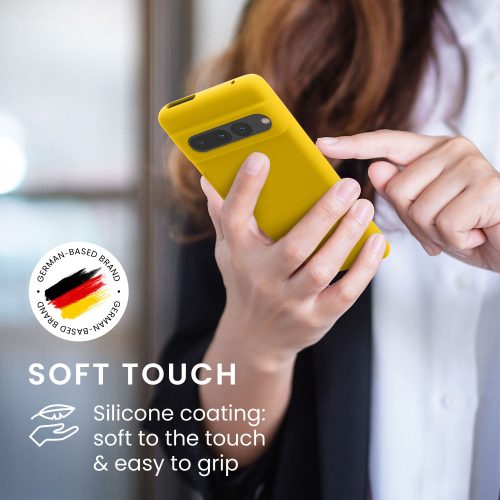 Θήκη kwmobile για Google Pixel 7 Pro, Silicone, Yellow, 59452.165