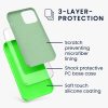 Θήκη Kwmobile για Apple iPhone 12 Pro Max, Silicone, Green, 52644.44