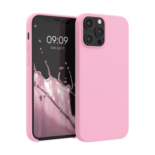 Θήκη Kwmobile για Apple iPhone 12 Pro Max, Silicone, Pink, 52644.110