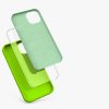 Θήκη Kwmobile για Apple iPhone 13, Silicone, Green, 55878.75