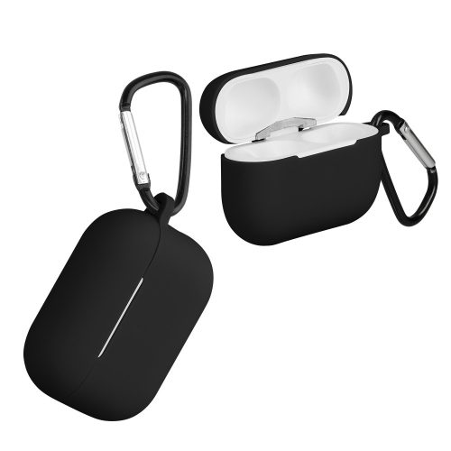 Θήκη για ακουστικά Apple AirPods Pro 2, Kwmobile, Μαύρο, Σιλικόνη, 59472.01