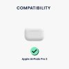 Θήκη για ακουστικά Apple AirPods Pro 2, Kwmobile, Μαύρο, Σιλικόνη, 59472.01