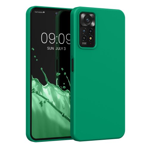Θήκη Kwmobile για Xiaomi Redmi Note 11 Pro/Redmi Note 11 Pro 5G, Silicone, Green, 57373.142