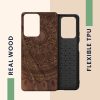 Θήκη Kwmobile για Xiaomi 11T/11T Pro, Ξύλο, Καφέ, 56795.07