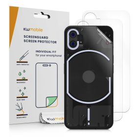   Σετ 3 προστατευτικών μεμβρανών Kwmobile για Nothing Phone 1, Back, Polymer, 59502.5