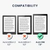 Κάλυμμα για Kobo Aura One, Kwmobile, Πολύχρωμο, Οικολογικό δέρμα, 39610.32