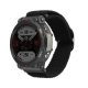 Kwmobile Strap for Huami T-Rex 2, Nylon, Black, 59598.01