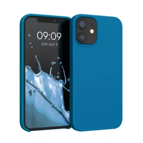   Θήκη kwmobile για Apple iPhone 12 Mini, Silicone, Blue, 52640.228