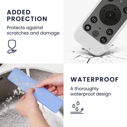 Κάλυμμα τηλεχειριστηρίου Kwmobile για Sony RMF TX800U/XR-A80K/XR-X90K, Λευκό, Σιλικόνη, 58336.02