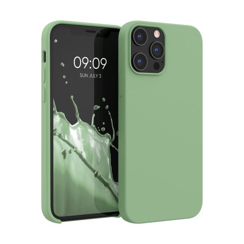 Θήκη kwmobile για Apple iPhone 12 Pro Max, Silicone, Green, 52644.243