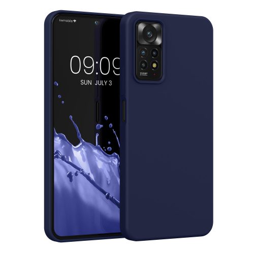 Θήκη kwmobile για Xiaomi Redmi Note 11 Pro/Redmi Note 11 Pro 5G/Redmi Note 12 Pro, Silicone, Blue, 57373.182