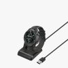 Βάση σύνδεσης kwmobile για Ticwatch Pro 3 Lite/Pro 3, Plastic, Black, 59814.01
