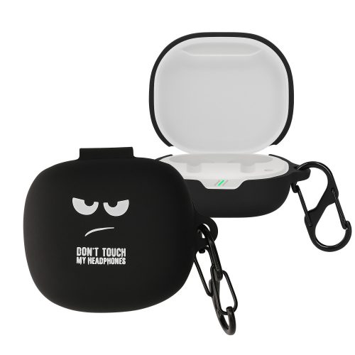 Θήκη kwmobile για JBL Wave 300 TWS, Silicone, Black, 59786.01