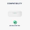 Θήκη kwmobile για JBL Wave 300 TWS, Silicone, Black, 59786.01