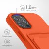 Θήκη kwmobile για Apple iPhone 12/iPhone 12 Pro, Silicone, Orange, 55112.29