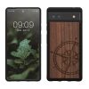 Θήκη kwmobile για Google Pixel 6a, Ξύλο, Καφέ/Μαύρο, 59884.02