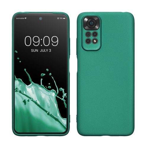 Κάλυμμα kwmobile για Xiaomi Redmi Note 11/Redmi Note 11S, Silicone, Green, 58651.170
