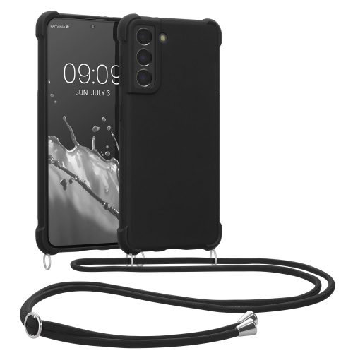Προφυλακτήρας kwmobile για Samsung Galaxy S21, Silicon, Black, 54503.01