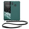 Θήκη Kwmobile με κορδόνι για Samsung Galaxy A20e, Πράσινη, Σιλικόνη, 49966.78