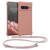 Θήκη Kwmobile με κορδόνι για Google Pixel 7 Pro, ροζ, σιλικόνη, 59967.154