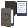Εξώφυλλο kwmobile για Amazon Kindle (2022), Οικολογικό δέρμα, Γκρι, 59990.01